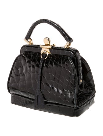 Lana of London Embossed Leather Crocodile Small
