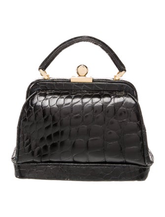 Lana of London Embossed Leather Crocodile Small