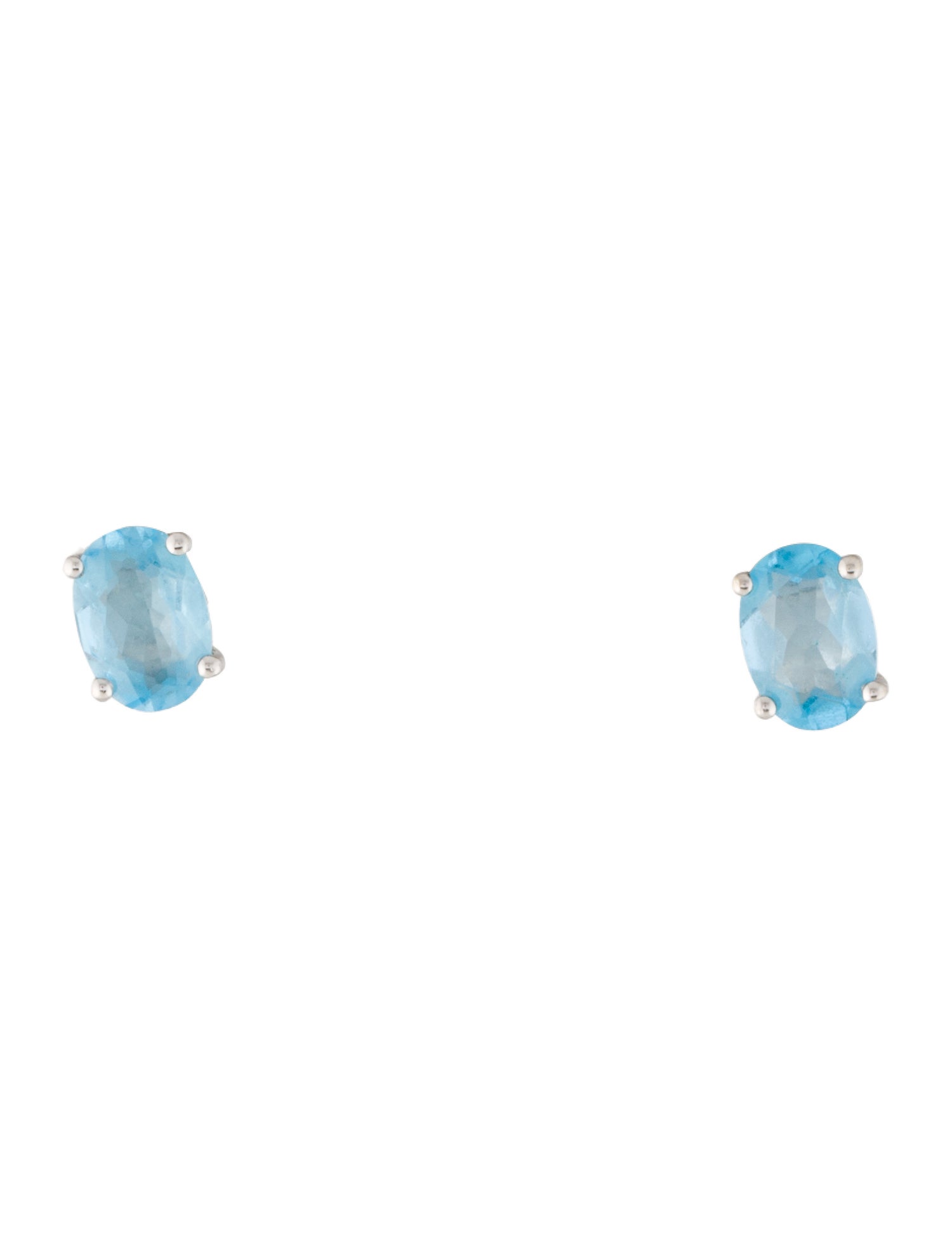 LALI Jewels 14K 1.40ctw Topaz Stud Earrings