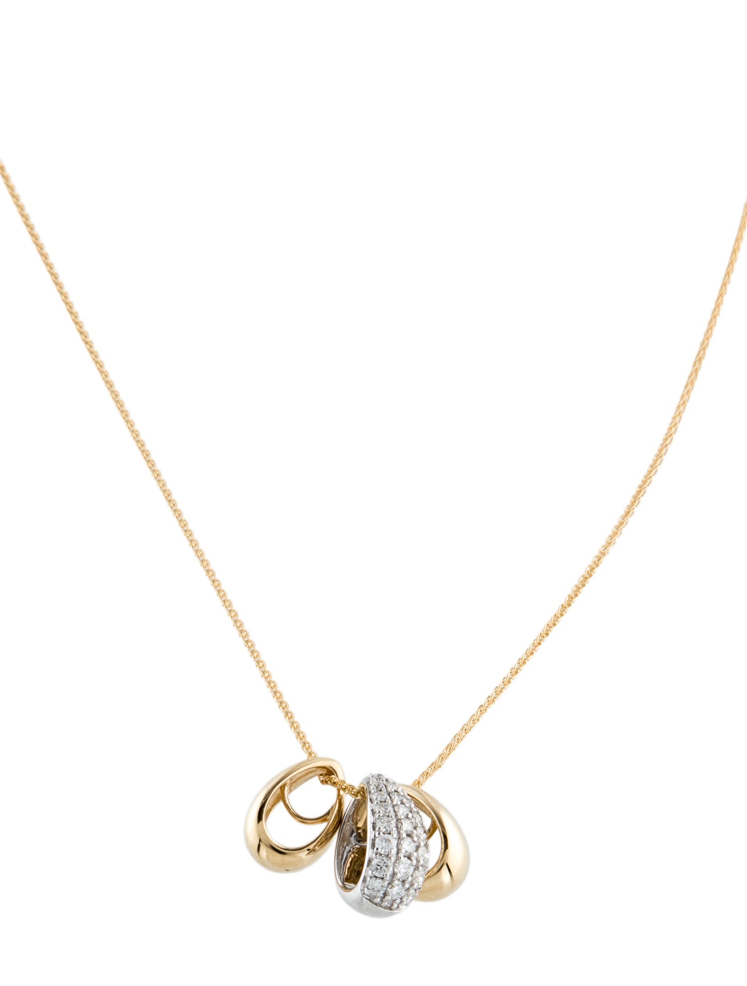 LALI Jewels 14K Diamond Pendant Necklace