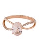 LALI Jewels 14K 1.21ctw Morganite & Diamond Cocktail Ring