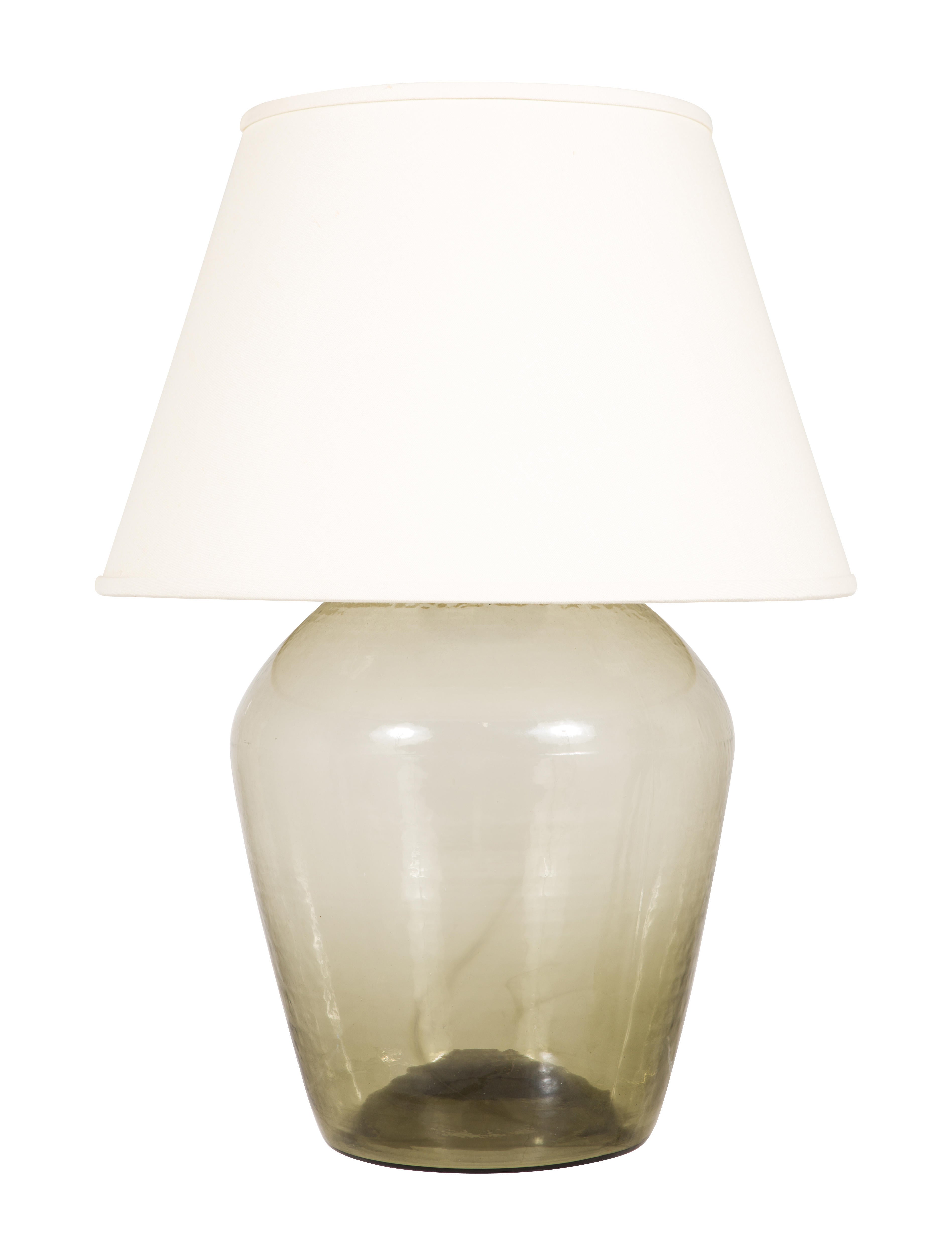 Lamp Green Glass Vase Table Lamp Green Table Lamps, Lighting