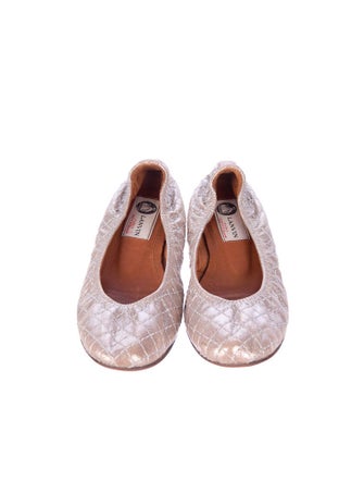 Lanvin Metallic Flats