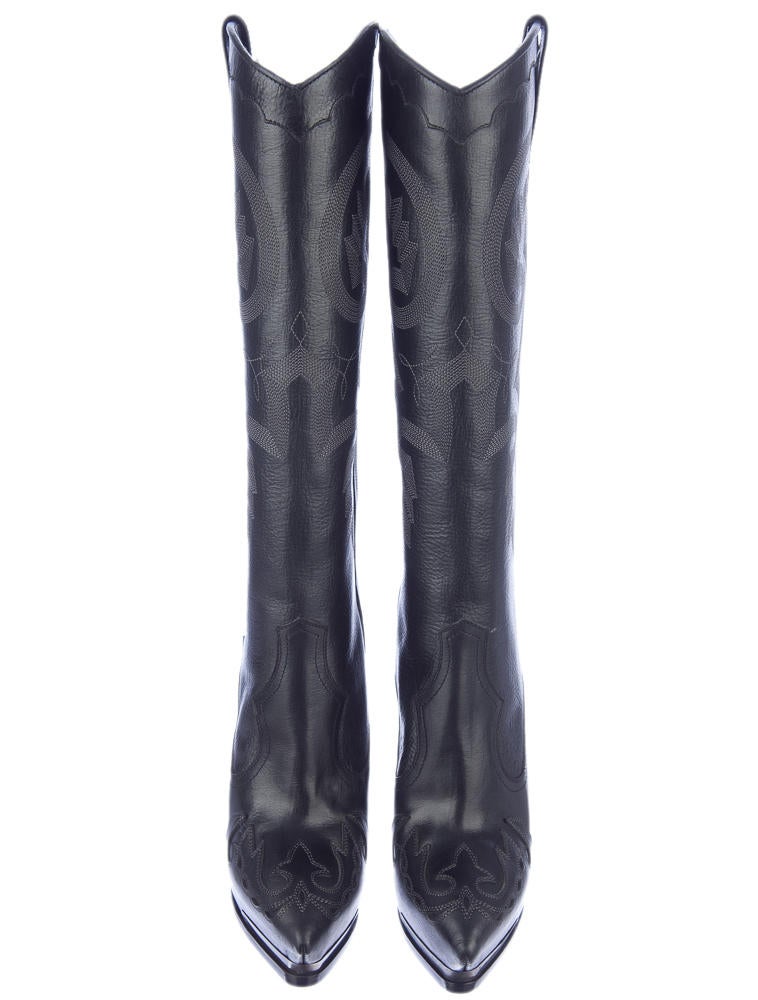 Lanvin Cowboy Platform Boots Shoes LAN11695 The RealReal