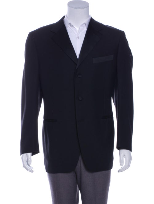 Lanvin Wool Tuxedo Jacket black