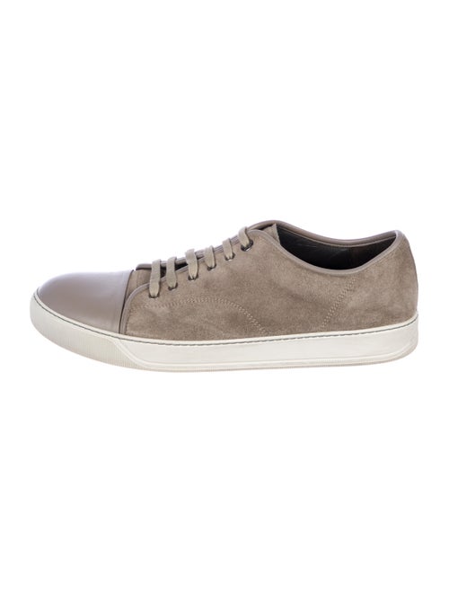 Lanvin Suede Low-Top Sneakers