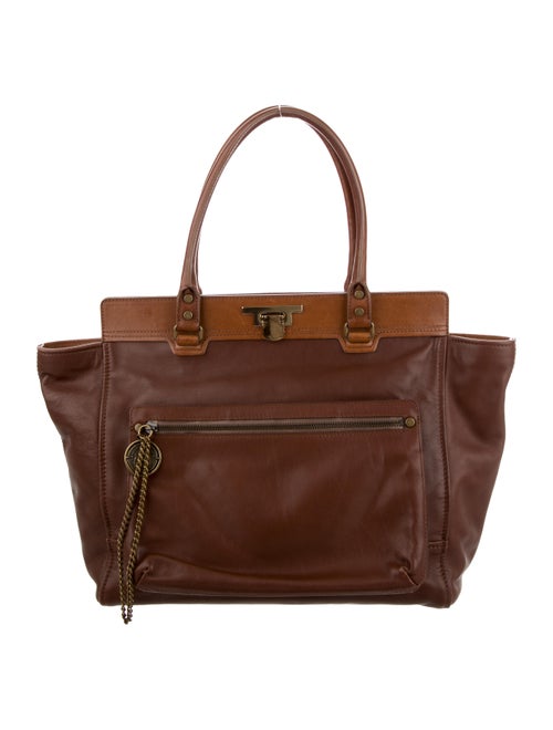 Lanvin Leather Shoulder Bag Brown