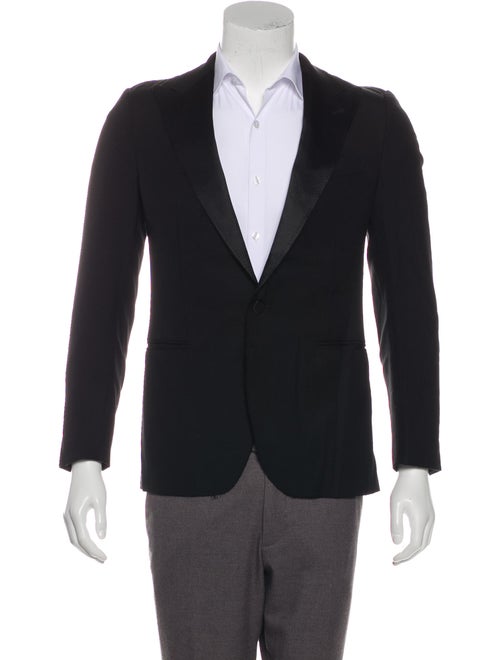 Lanvin Wool Tuxedo Jacket black