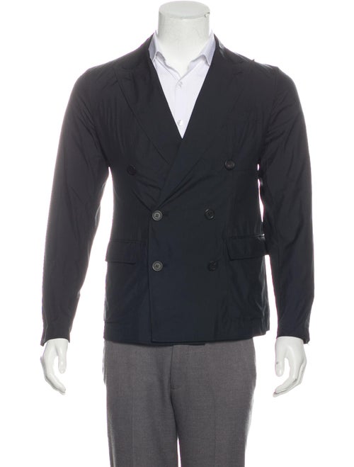 Lanvin Lightweight Double-Breasted Blazer black