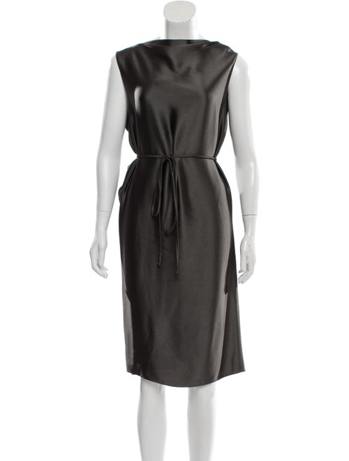Lanvin Satin Midi Dress