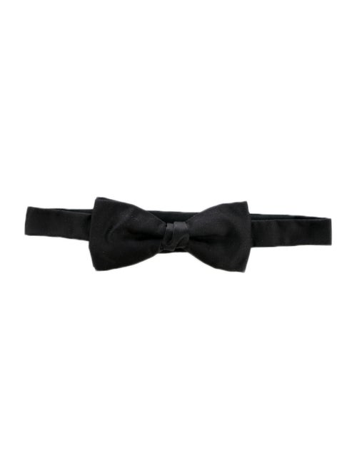 Lanvin Silk Bow Tie black