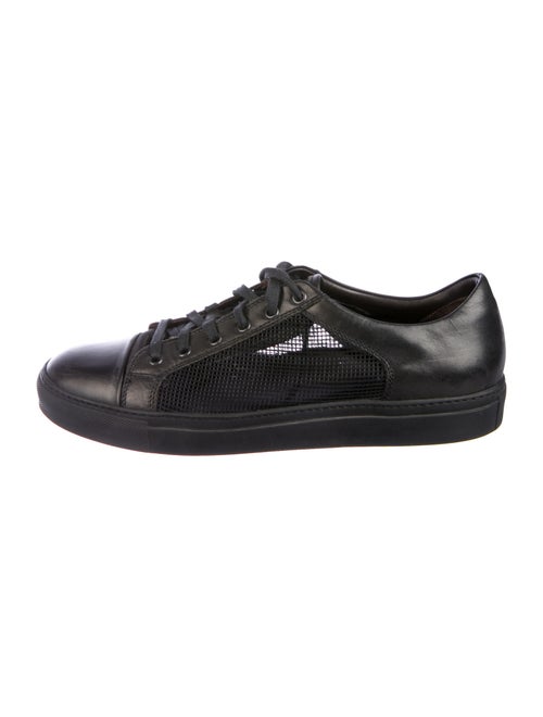 Lanvin Leather Sneakers Black