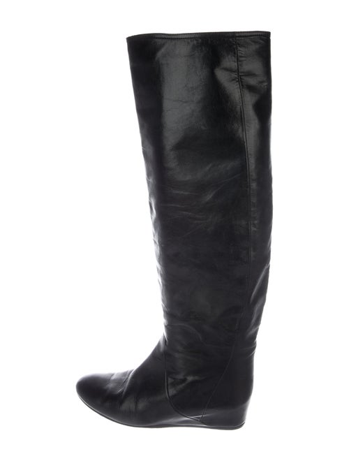 Lanvin Leather Boots Black