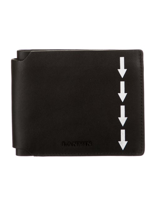 Lanvin Leather Bifold Wallet black