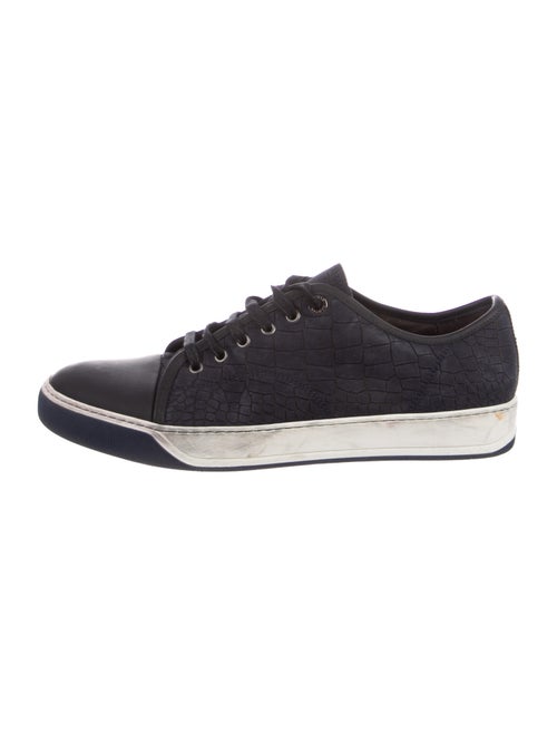 Lanvin Nubuck Sneakers Blue