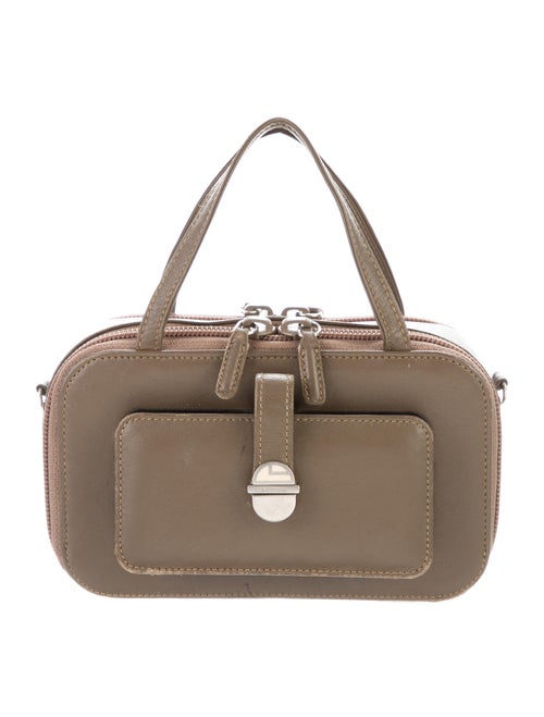 Lanvin Mini Leather Crossbody Olive