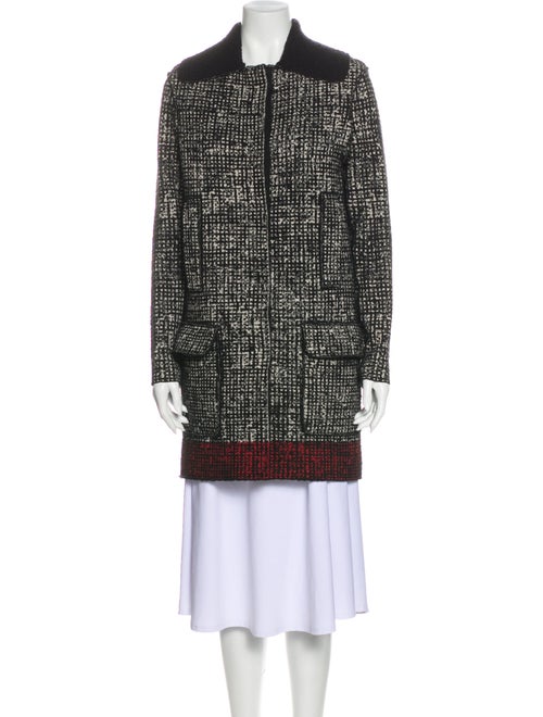 Lanvin Printed Coat Black