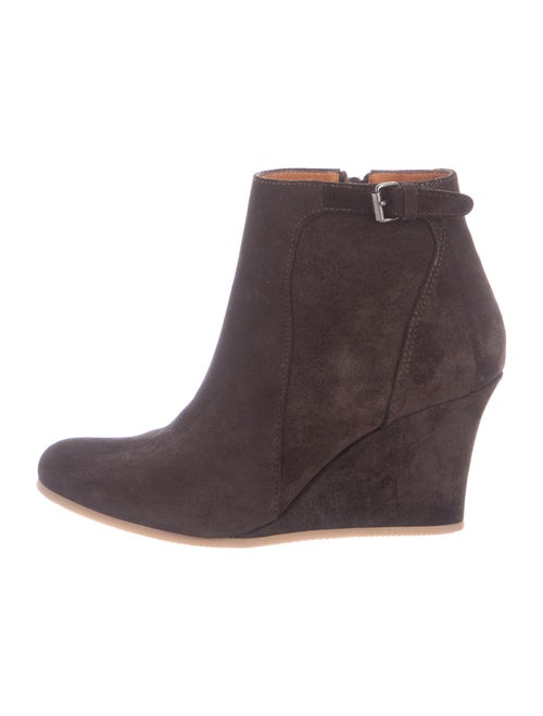 Lanvin Suede Boots Brown