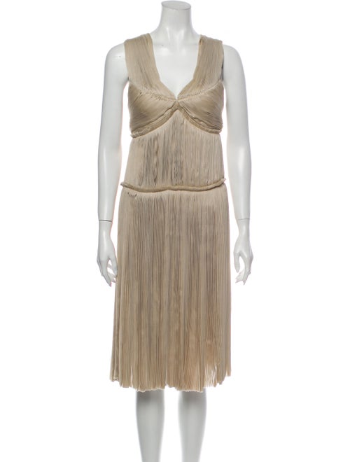Lanvin Silk Midi Length Dress