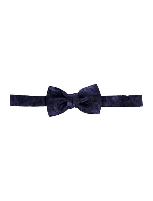 Lanvin Silk Bow Tie w/ Tags blue