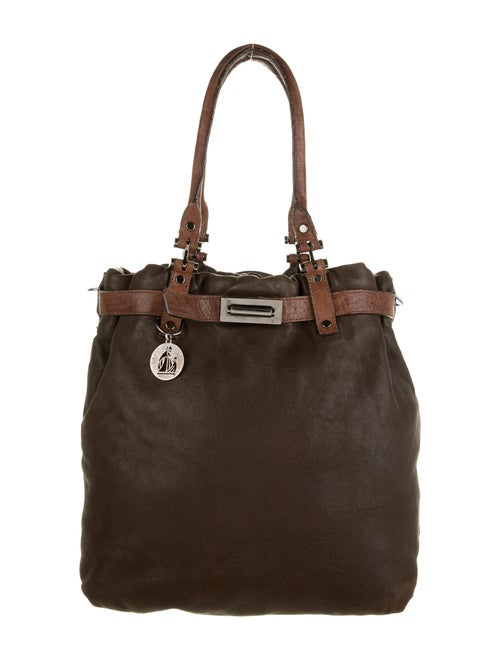 Lanvin Leather Shoulder Bag Brown