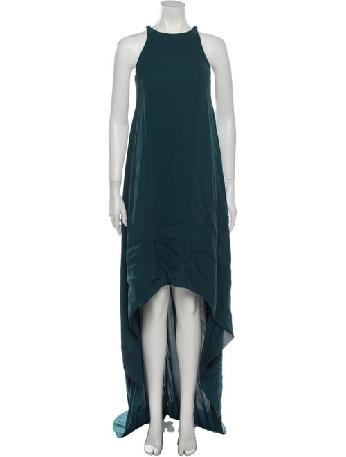Lanvin 2007 Long Dress Green