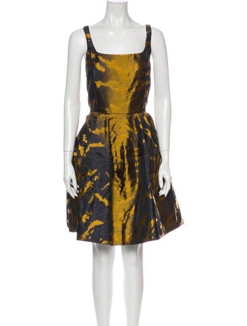 Lanvin 2013 Mini Dress Gold