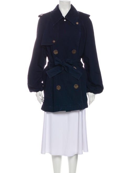 Lanvin Trench Coat Blue