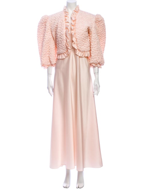 Lanvin Vintage 1980's Dress Set Pink