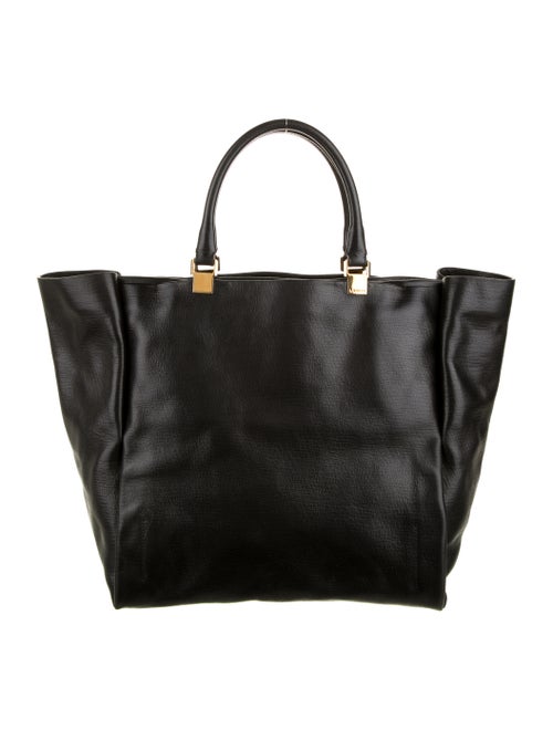 Lanvin Leather Tote Black