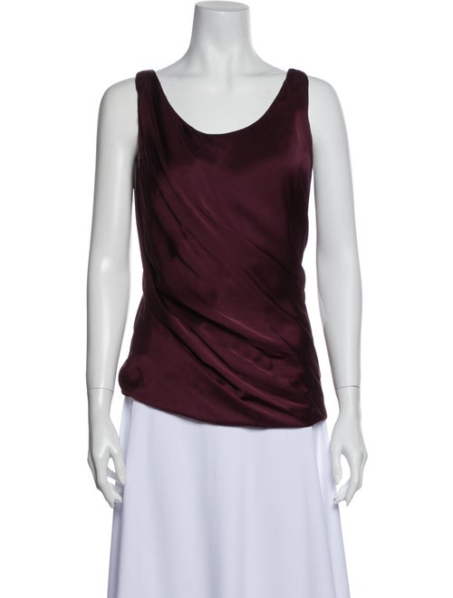 Lanvin Scoop Neck Sleeveless Top