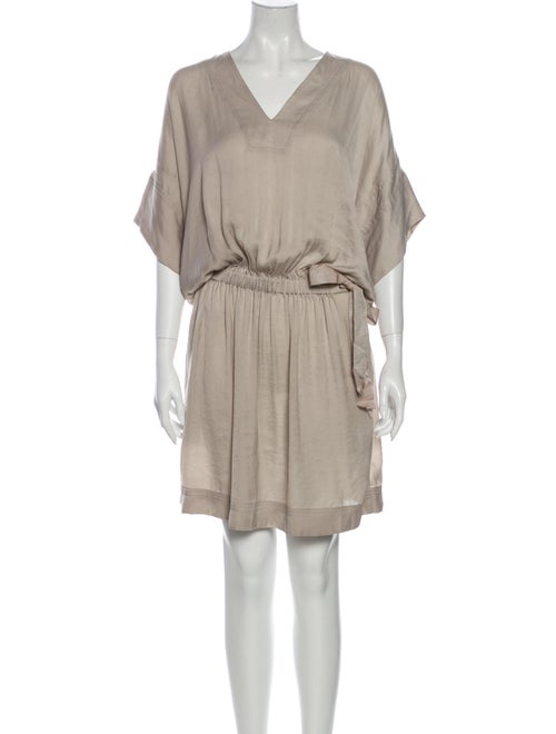 Lanvin V-Neck Knee-Length Dress