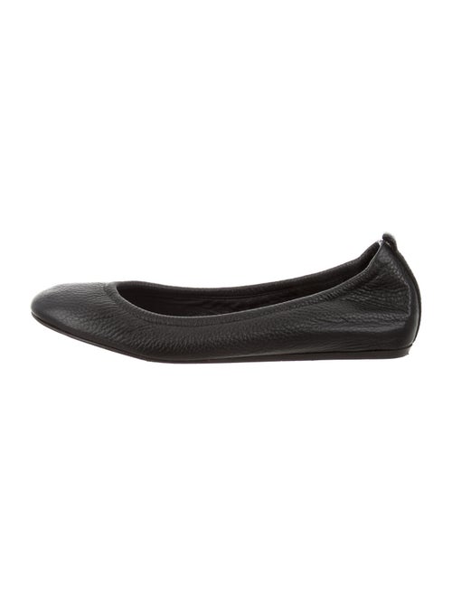 Lanvin Leather Ballet Flats Black