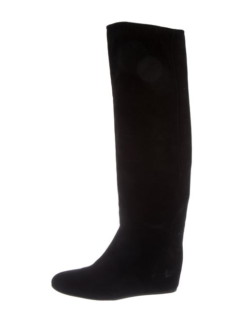 Lanvin Suede Boots Black