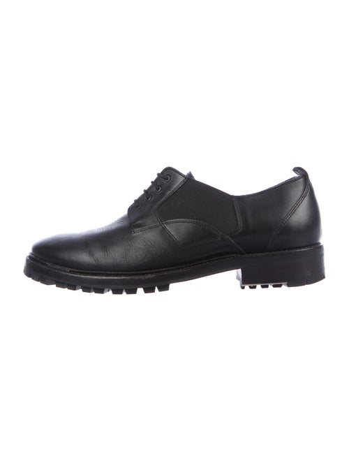 Lanvin Leather Derby Shoes Black