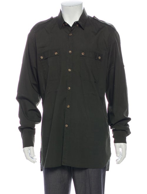 Lanvin Long Sleeve Shirt Green