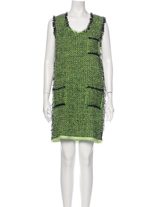 Lanvin 2012 Mini Dress Green