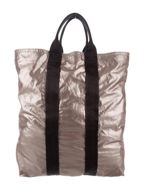 Lanvin Metallic Nylon Tote Metallic