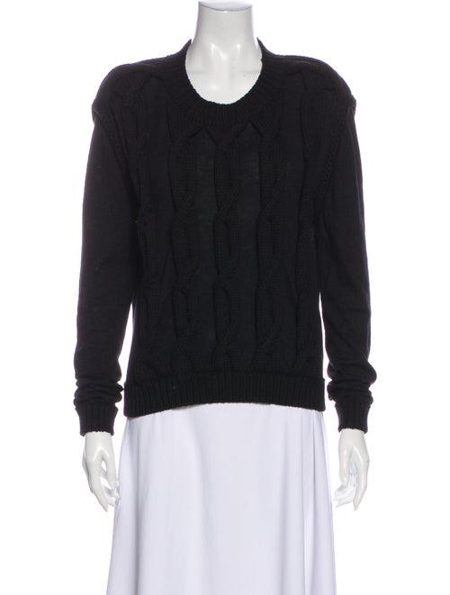 Lanvin Crew Neck Sweater Black