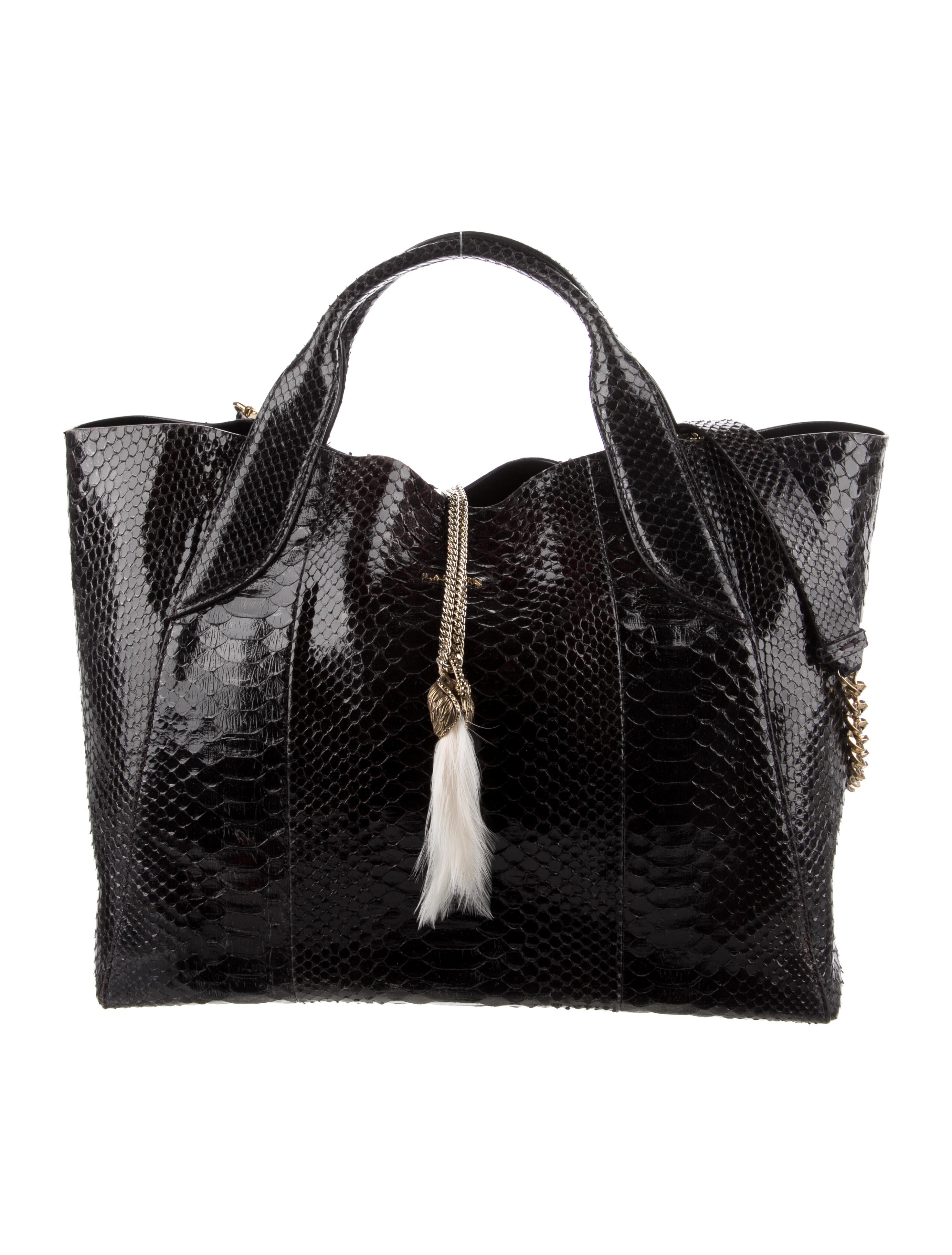 Lanvin Python Tote Bag