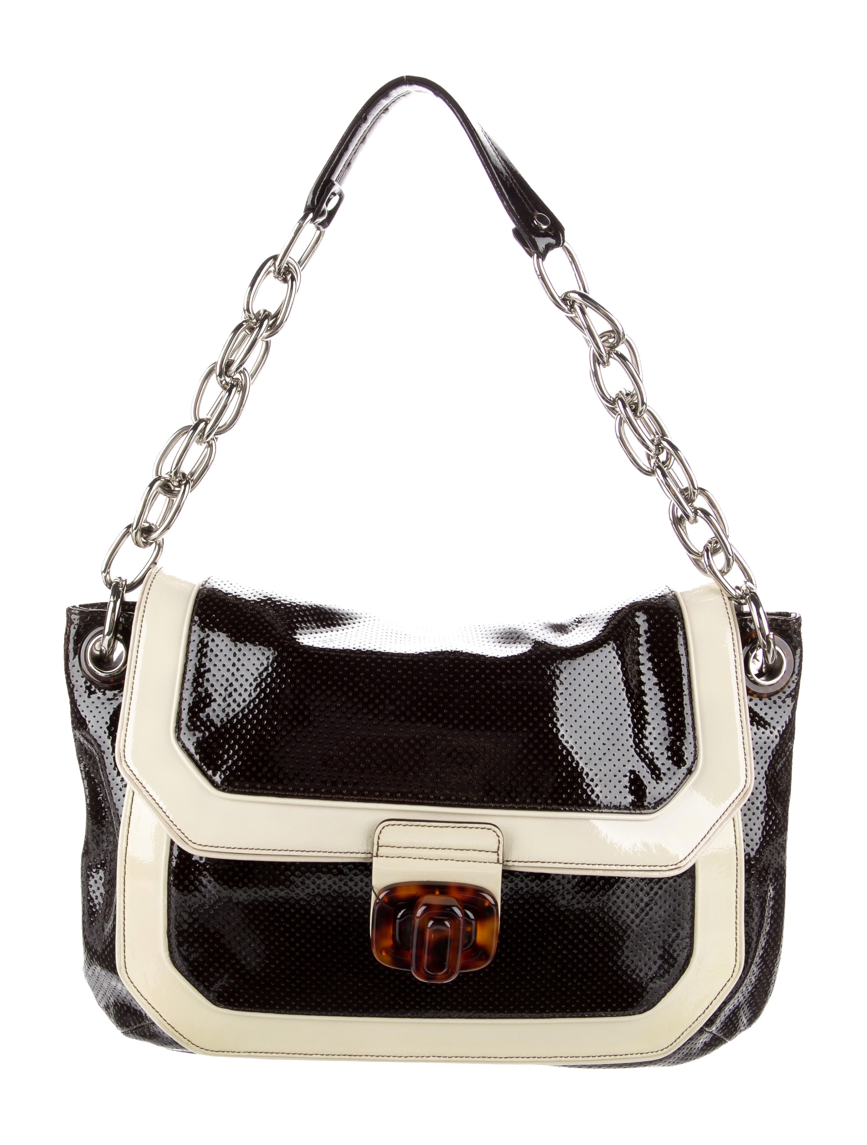 Lanvin Quilted Leather Amalia Shoulder Bag Brown Shoulder Bags