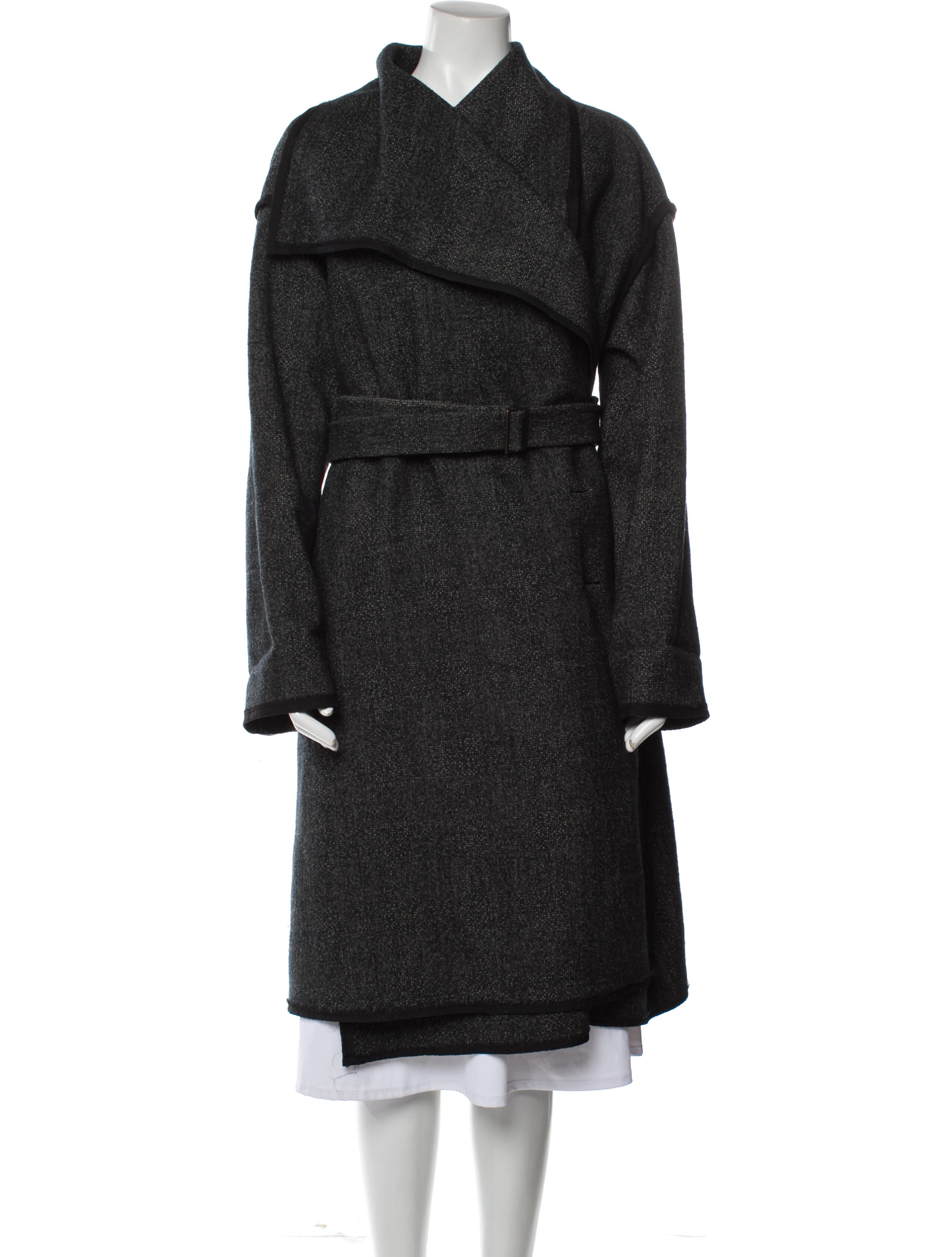 Lanvin Faux Fur Coat Grey Coats, Clothing LAN174929 The RealReal