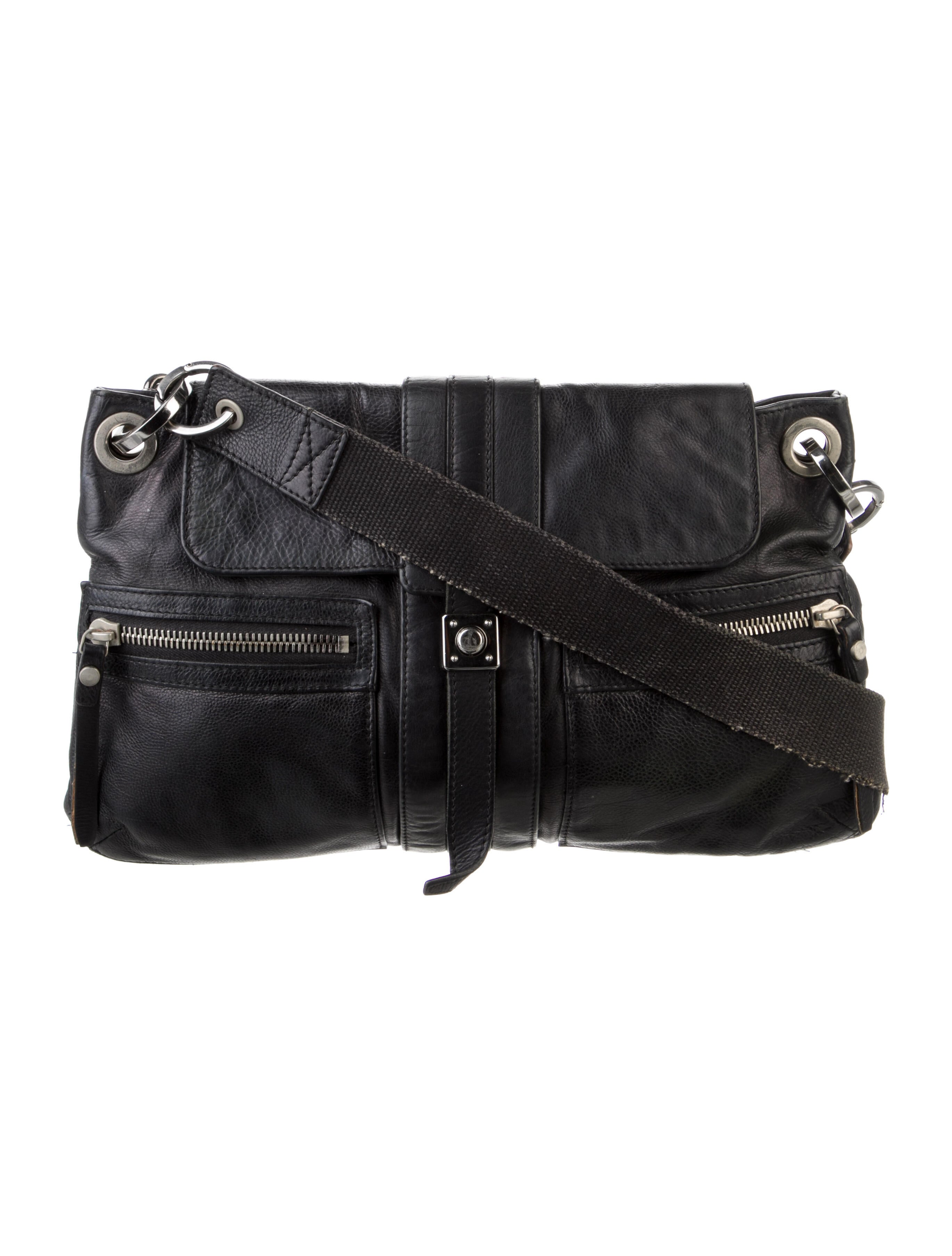 Longchamp Le Pliage Leather Crossbody Bag Blue Crossbody Bags