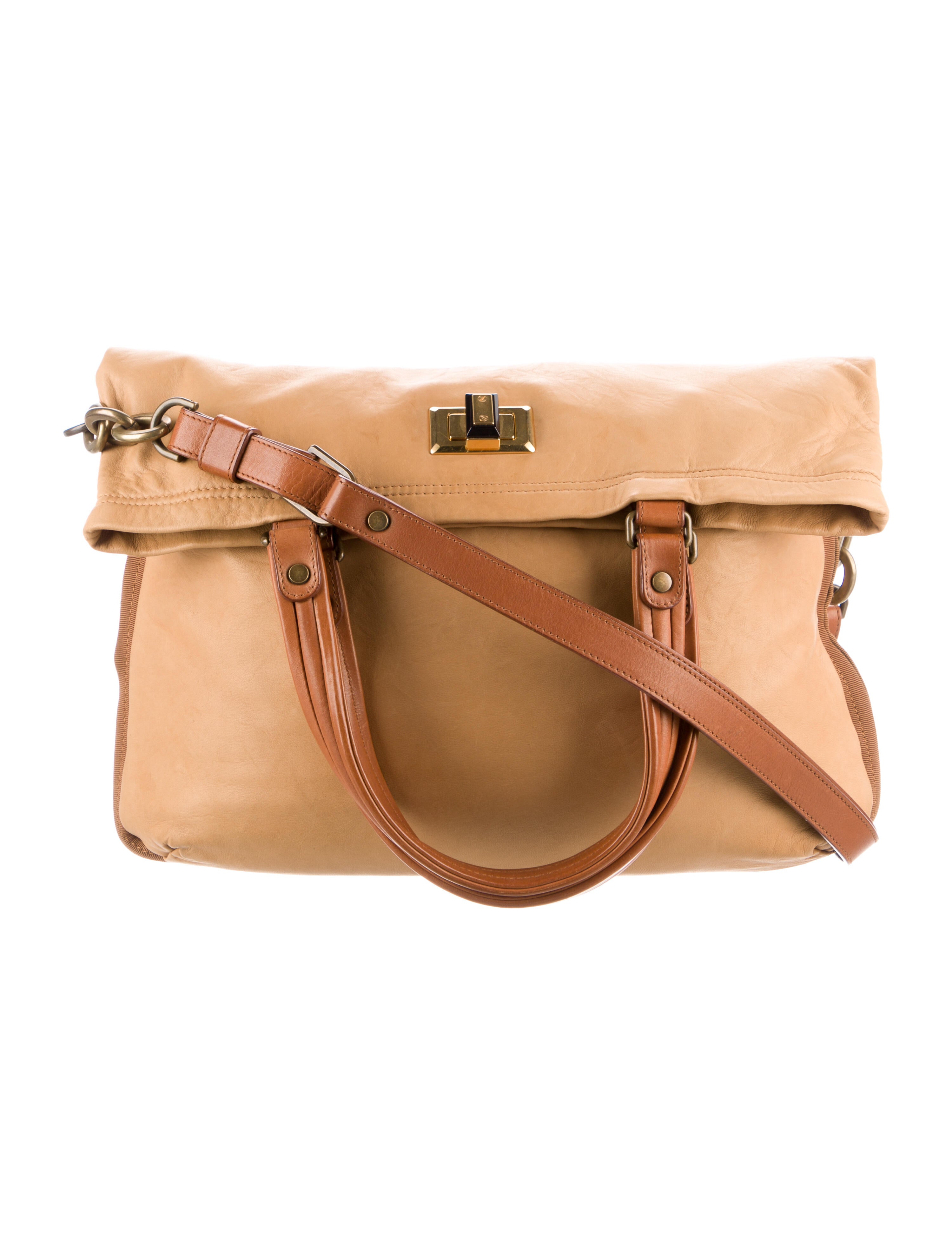 Lanvin Quilted Leather Amalia Shoulder Bag Brown Shoulder Bags