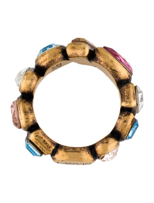 Lanvin Crystal Band Ring