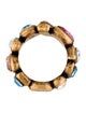 Lanvin Crystal Band Ring