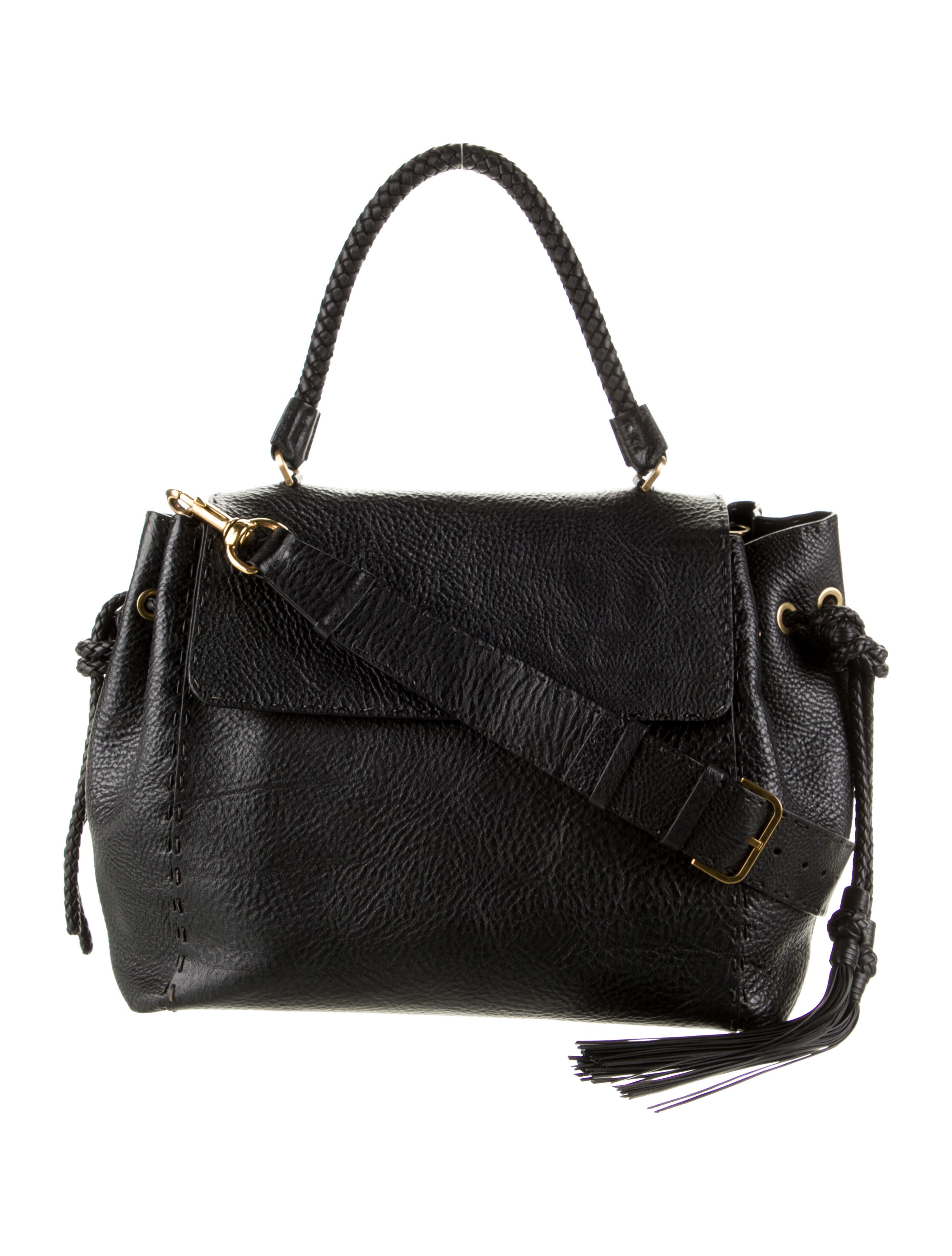 Lanvin Leather Shoulder Bag Black Shoulder Bags, Handbags LAN187832