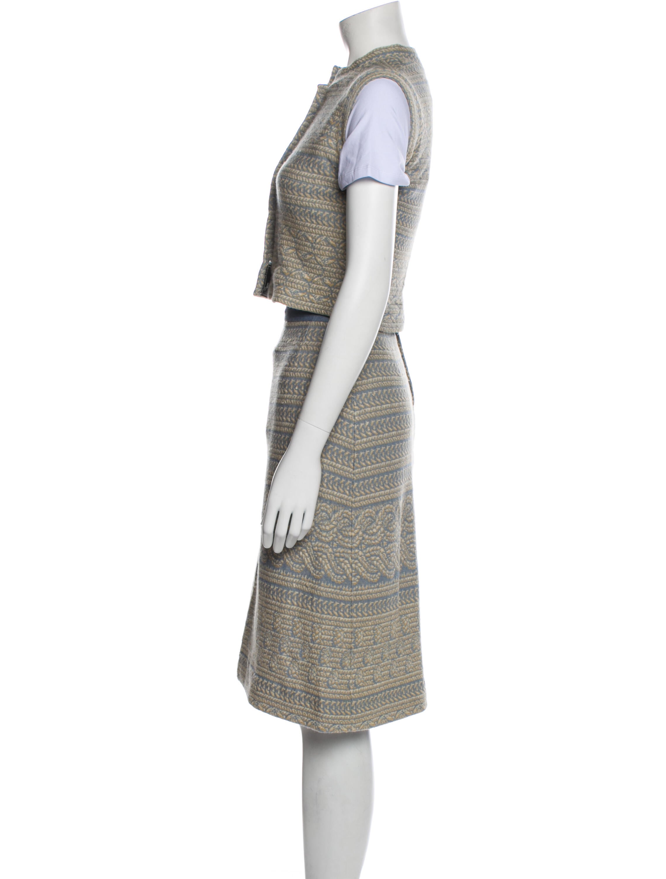 Lanvin Vintage 1980's Skirt Set