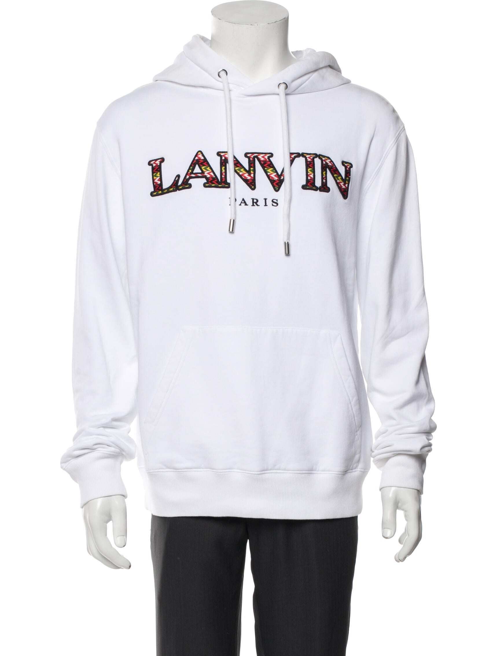 Lanvin Graphic Print Crew Neck Hoodie w/ Tags