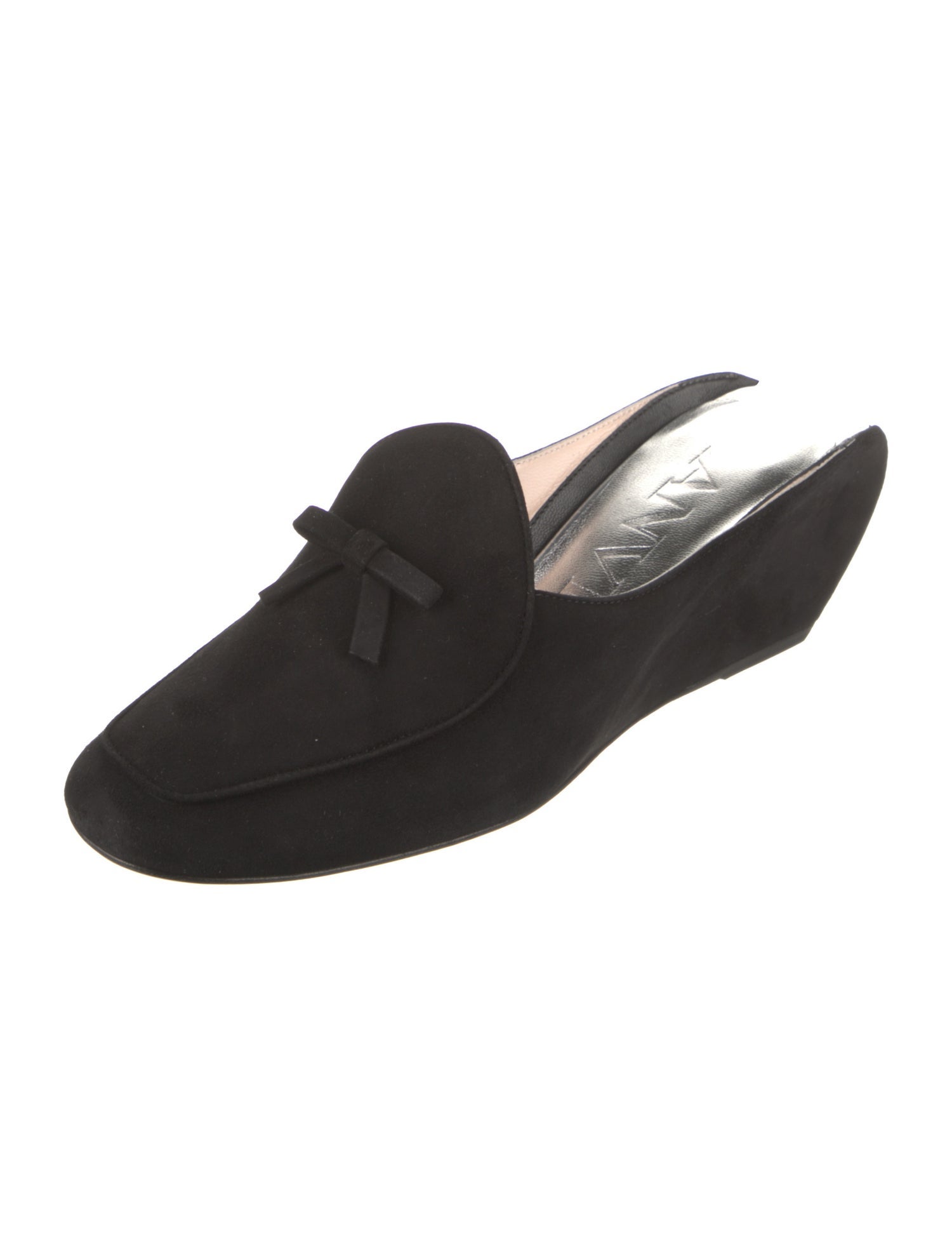 Lanvin Suede Printed Mules